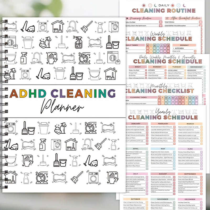 Adhd Cleaning Planner