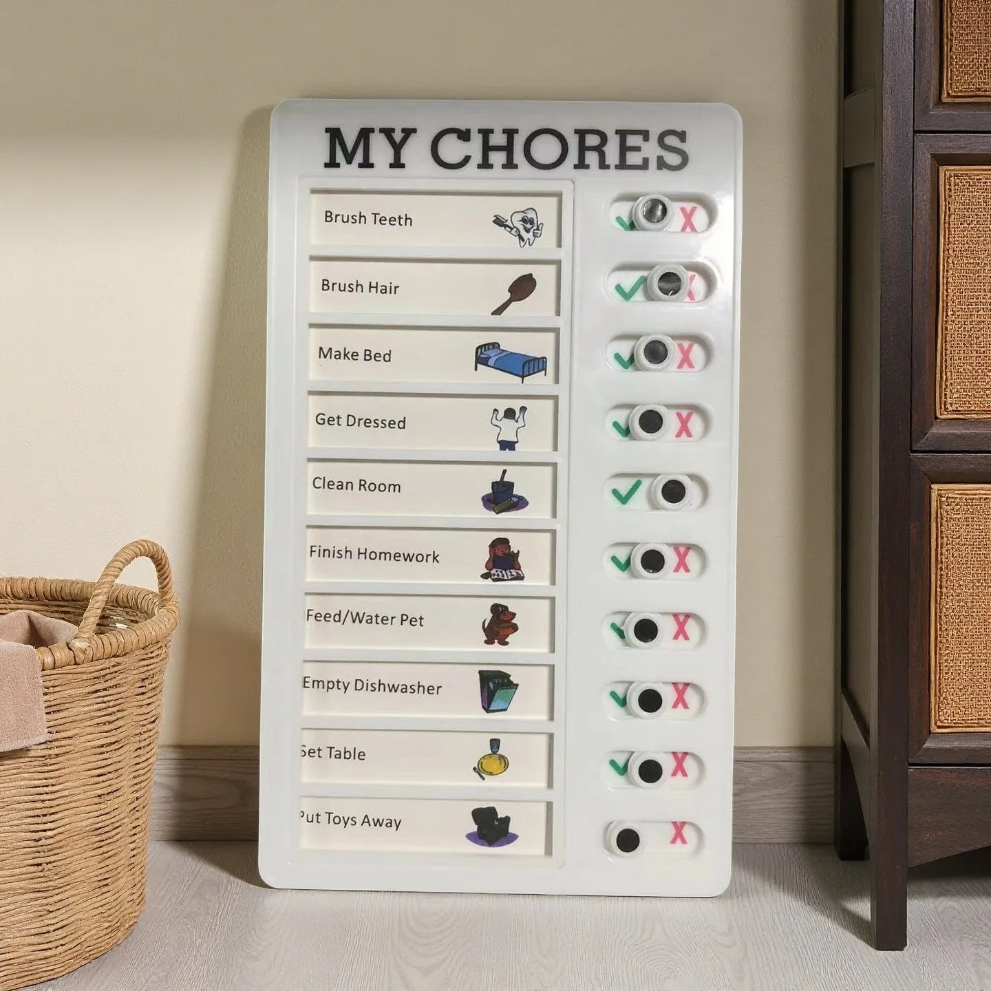 Multi-Kid ADHD-Friendly Chore Chart