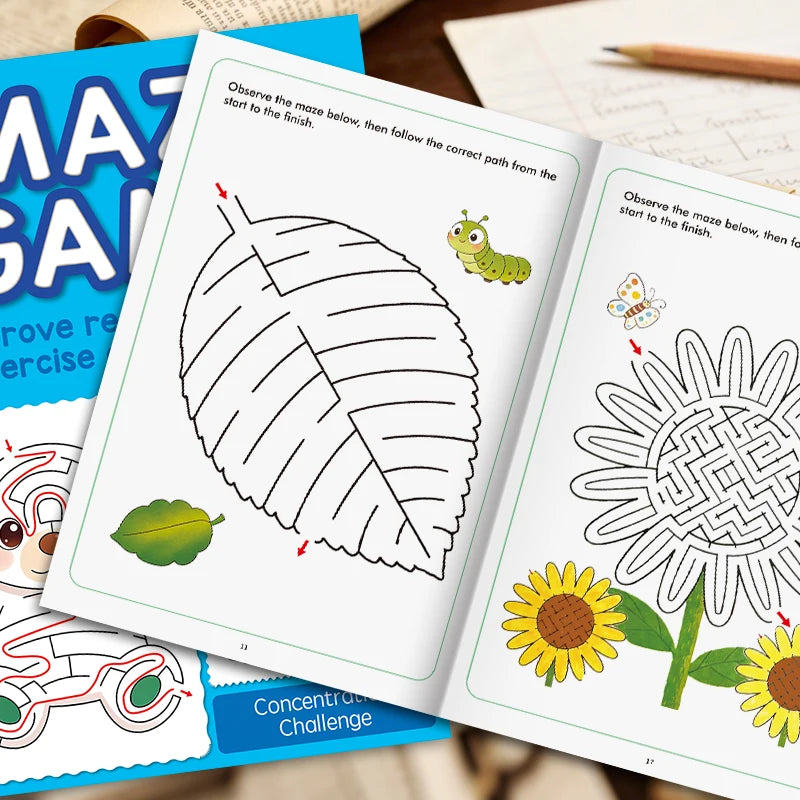 Fun Maze Drawing Book