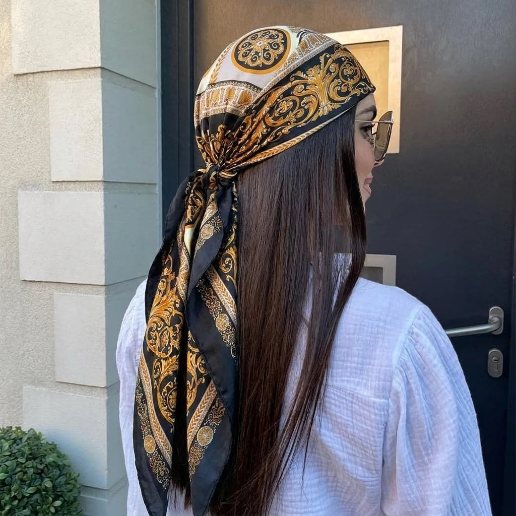 Satin Square Scarf