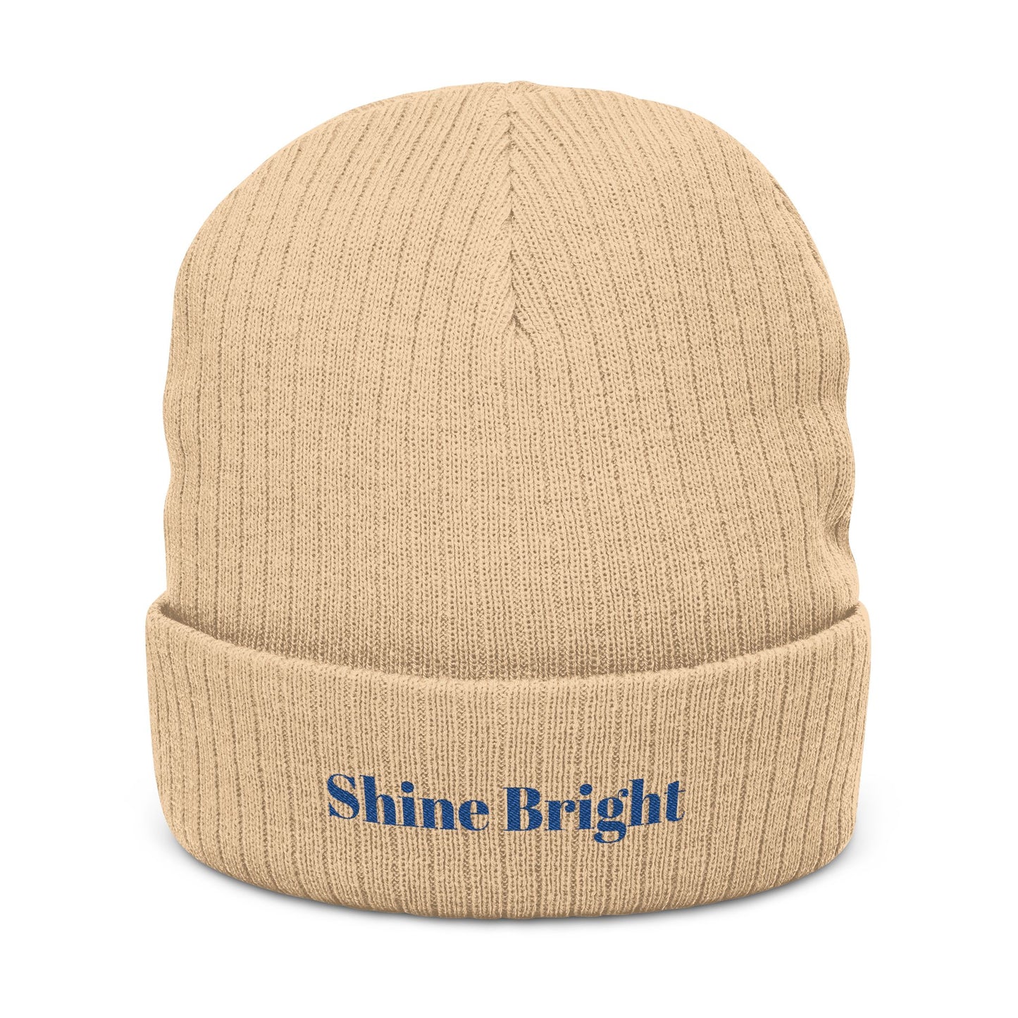 Ribbed Knit Beanie (Embroidery)