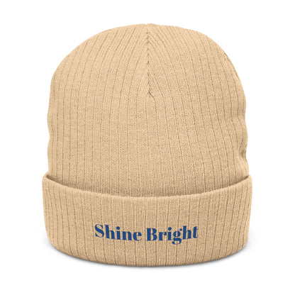 Ribbed Knit Beanie (Embroidery)
