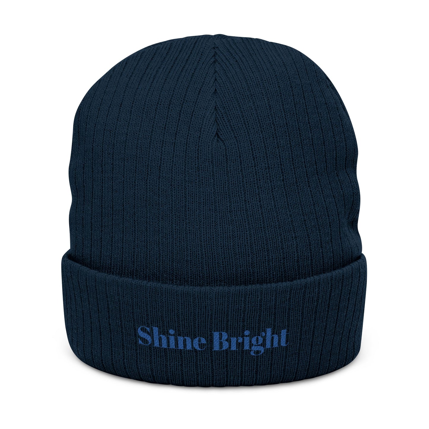 Ribbed Knit Beanie (Embroidery)