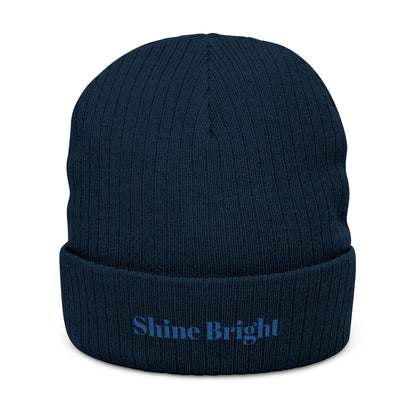 Ribbed Knit Beanie (Embroidery)