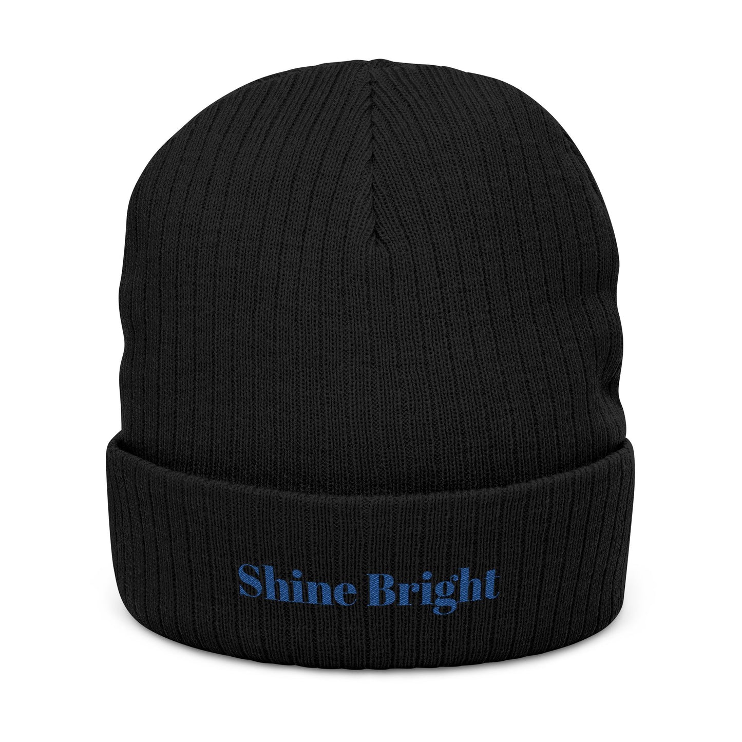 Ribbed Knit Beanie (Embroidery)