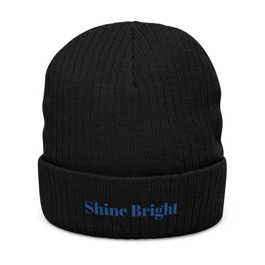 Ribbed Knit Beanie (Embroidery)