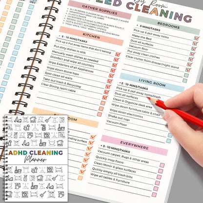 Adhd Cleaning Planner