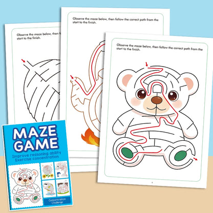 Fun Maze Drawing Book