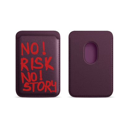 Positive Leather Card Wallet Cover Phone