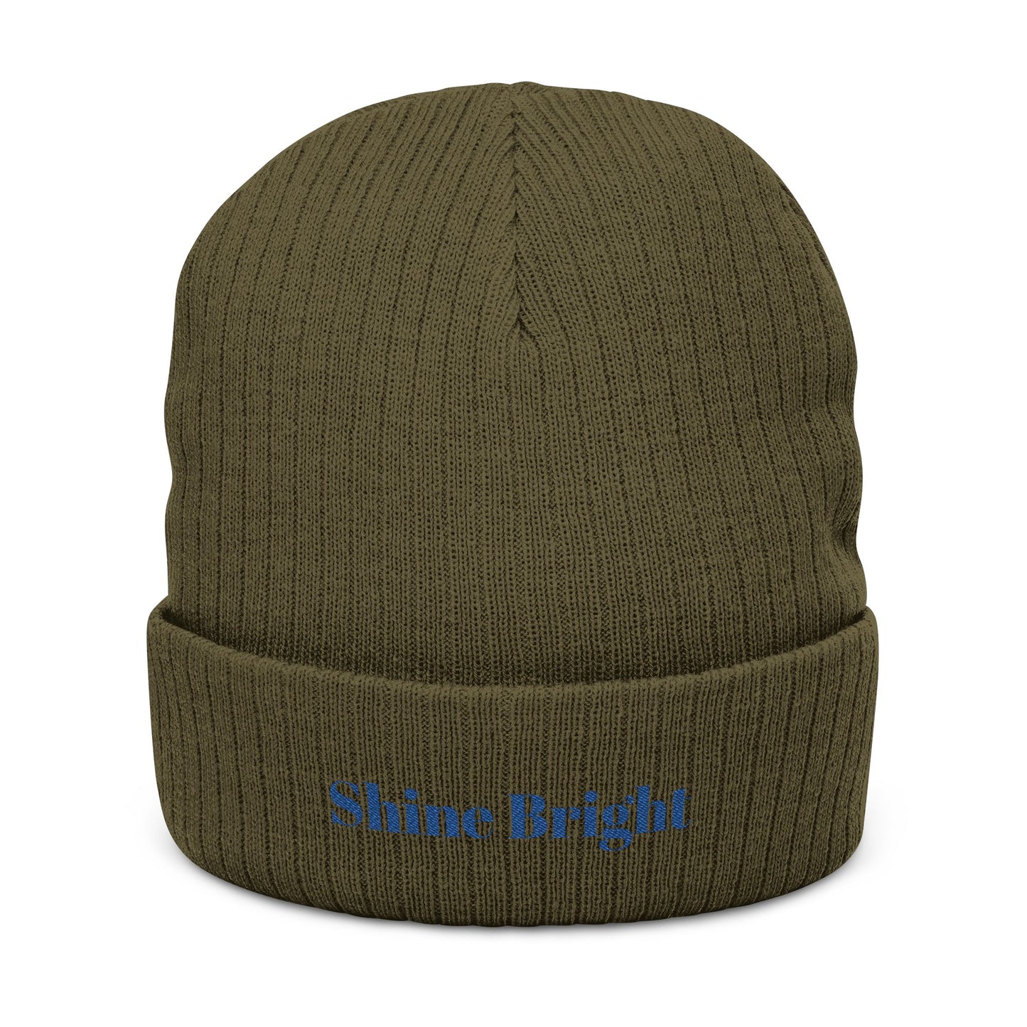 Ribbed Knit Beanie (Embroidery)