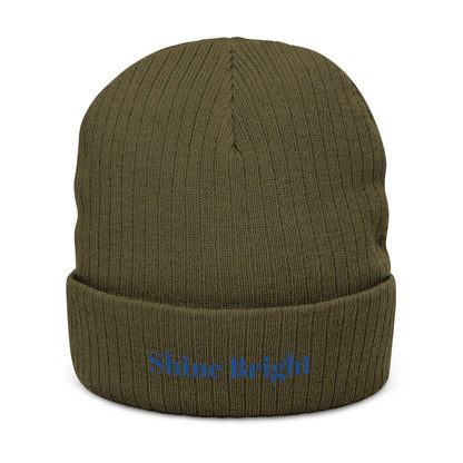 Ribbed Knit Beanie (Embroidery)