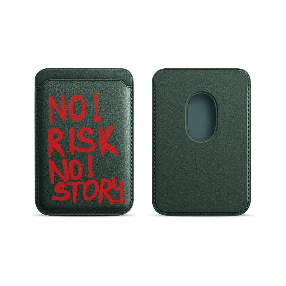 Positive Leather Card Wallet Cover Phone