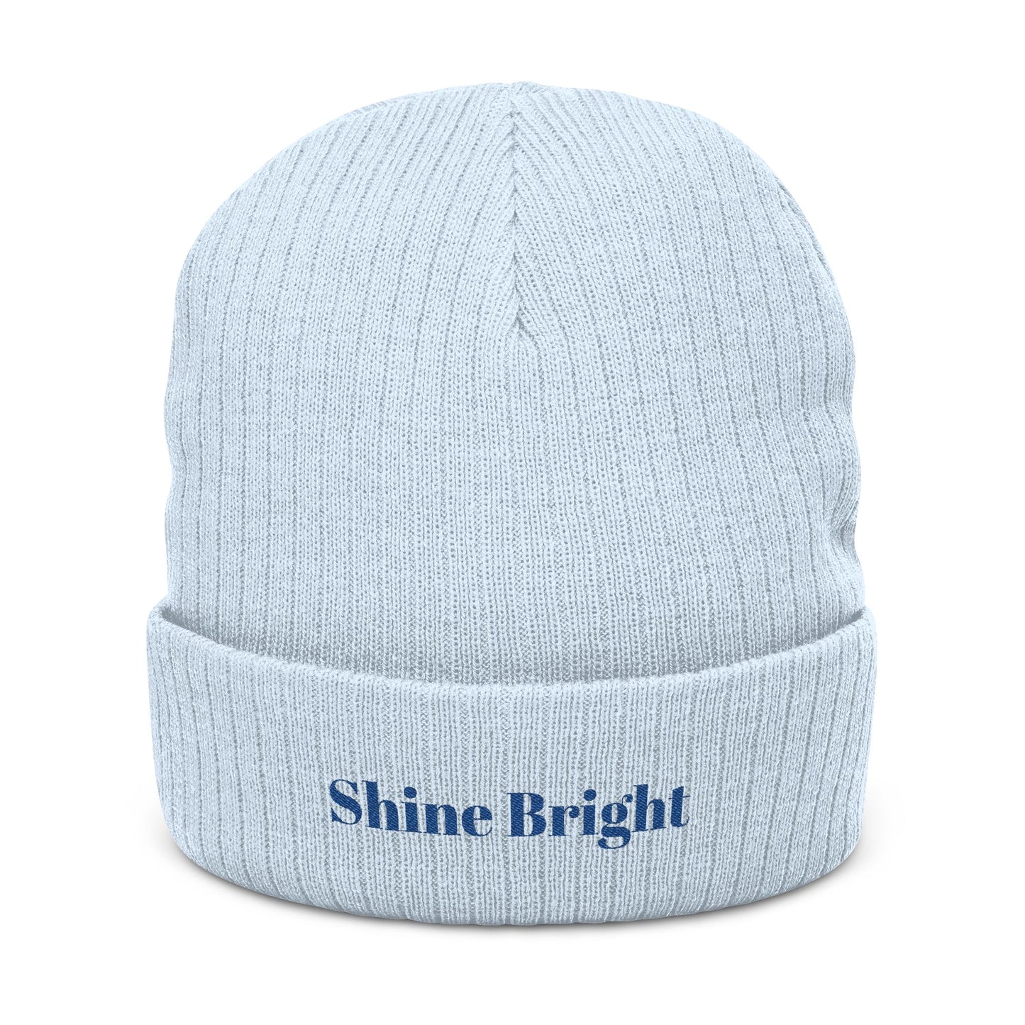 Ribbed Knit Beanie (Embroidery)