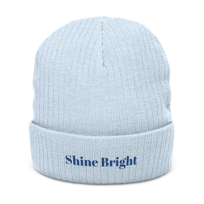 Ribbed Knit Beanie (Embroidery)
