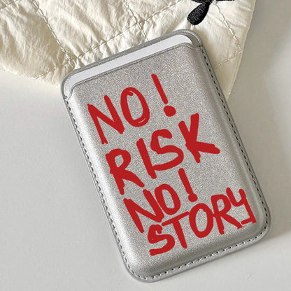 Positive Leather Card Wallet Cover Phone