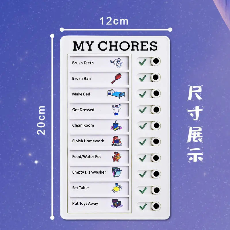 Multi-Kid ADHD-Friendly Chore Chart