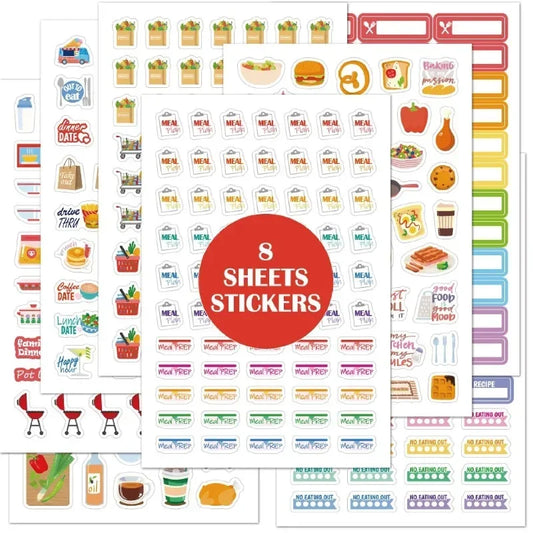Food Planning Stickers