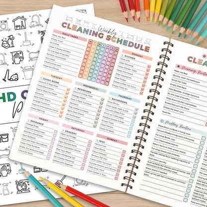 Adhd Cleaning Planner