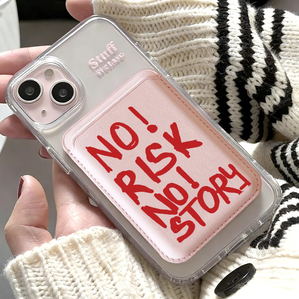 Positive Leather Card Wallet Cover Phone