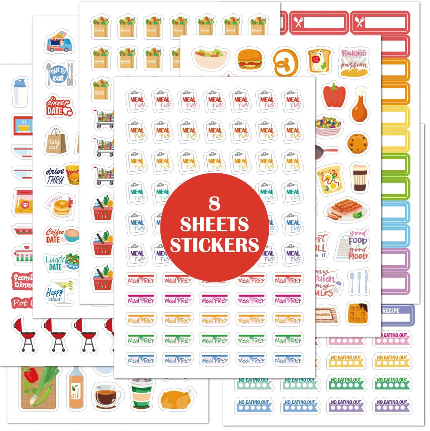 Food Planning Stickers