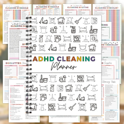 Adhd Cleaning Planner