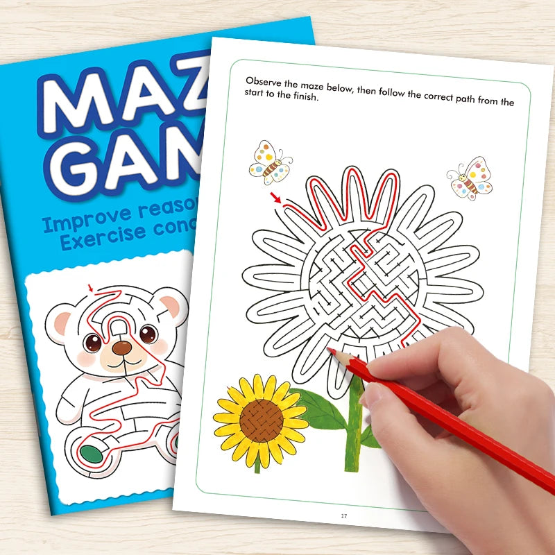 Fun Maze Drawing Book
