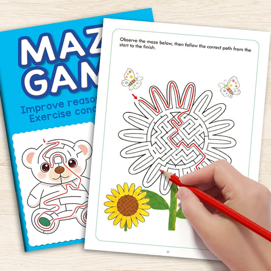 Fun Maze Drawing Book