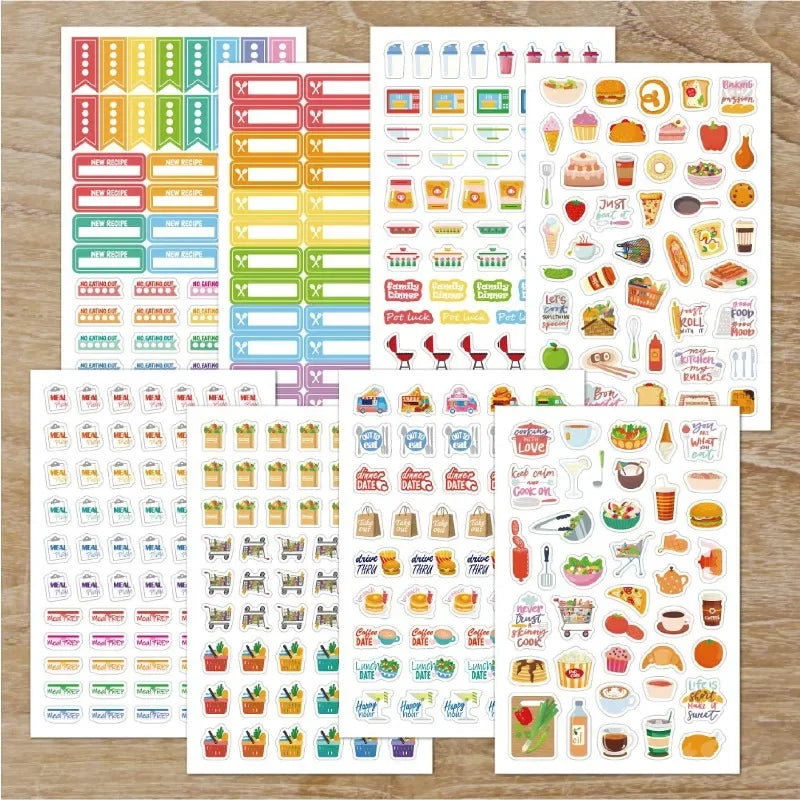 Food Planning Stickers