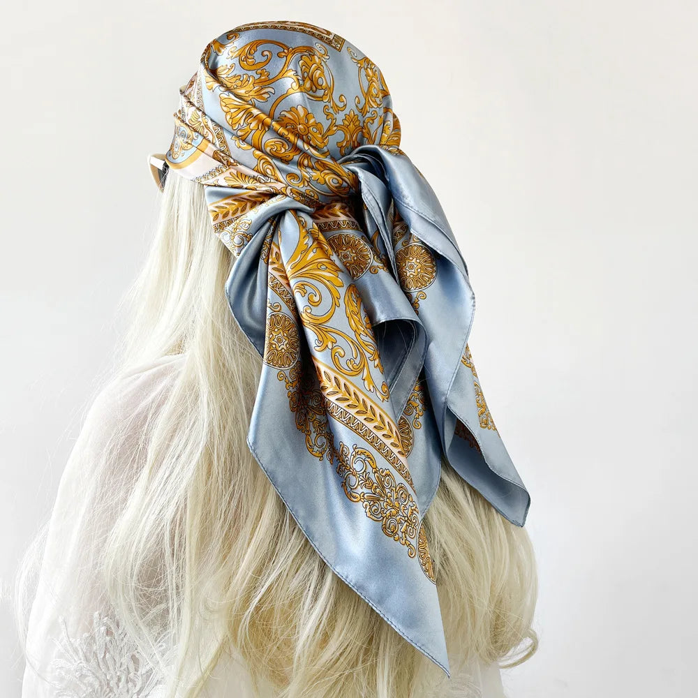 Satin Square Scarf