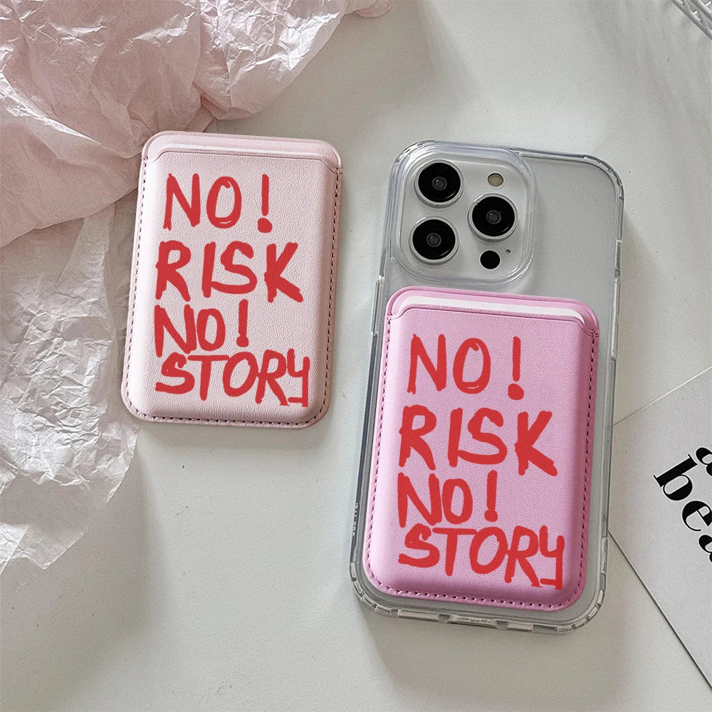 Positive Leather Card Wallet Cover Phone