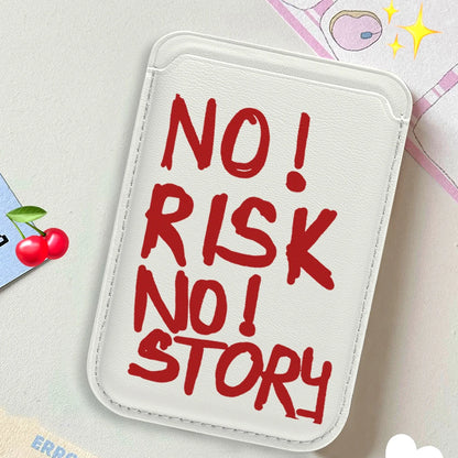 Positive Leather Card Wallet Cover Phone