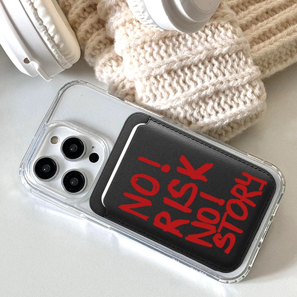 Positive Leather Card Wallet Cover Phone