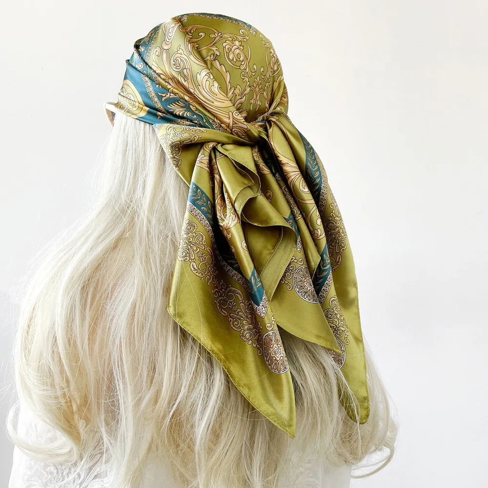 Satin Square Scarf
