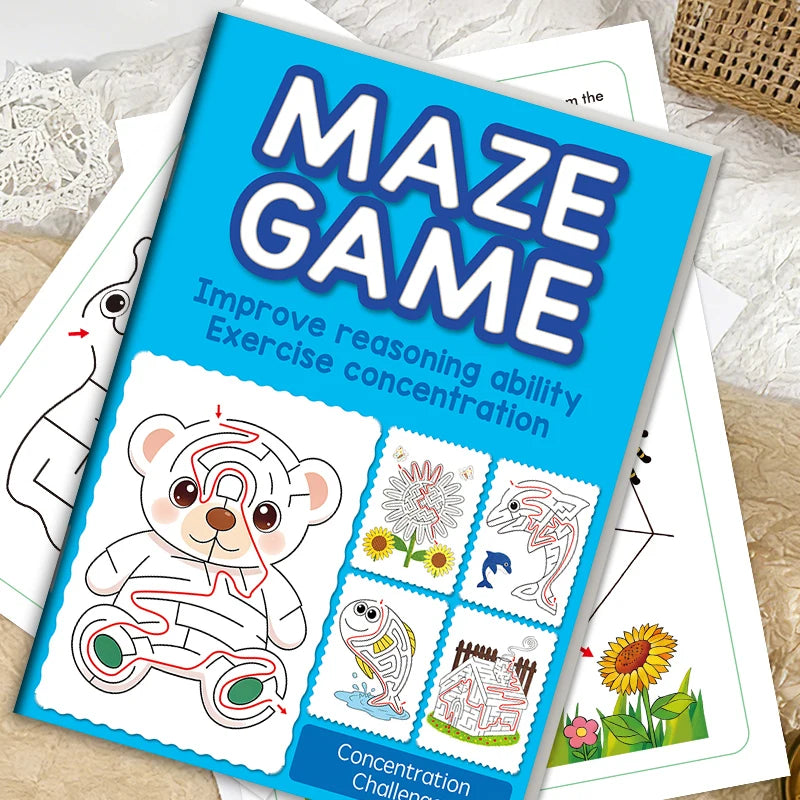 Fun Maze Drawing Book