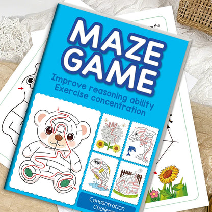 Fun Maze Drawing Book